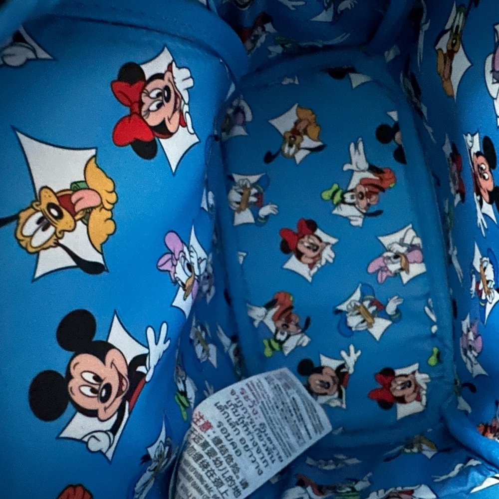 Loungefly Disney Character Print Backpack - White and Multicolor - Picture 8 of 16
